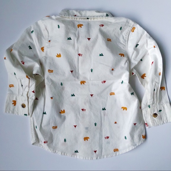 Old Navy pattern print dress shirt - Picture 3 of 7